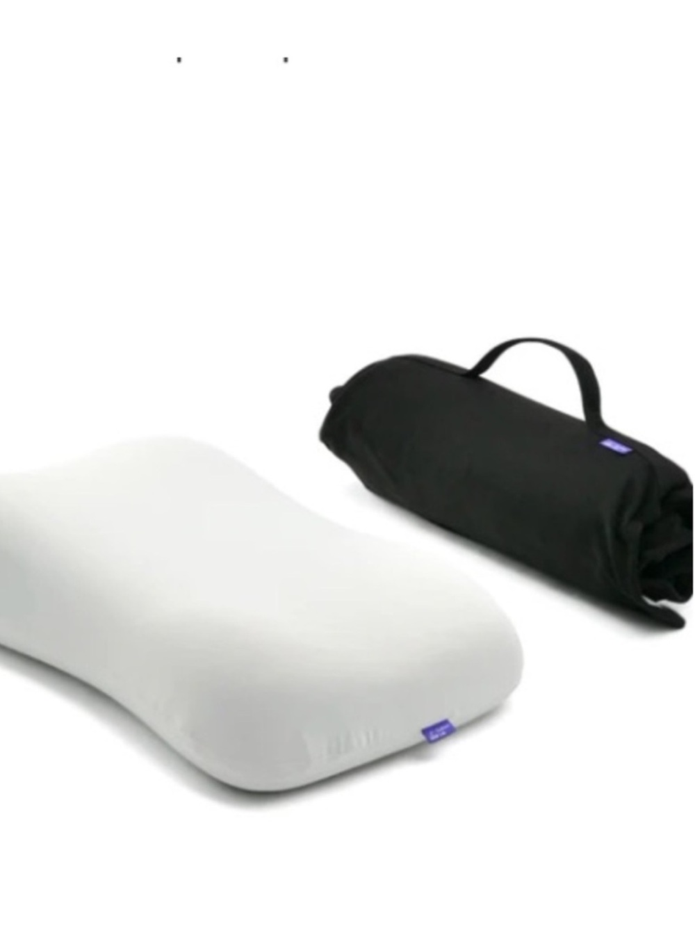 Cushion Lab Travel Deep Sleep Pillow, Black, NWT, open box